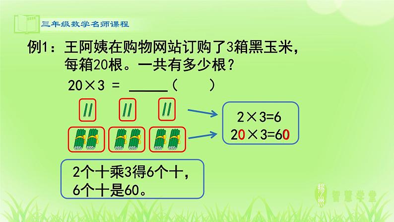 三年级数学9.1《整十、整百数乘一位数的口算和估算》课件第6页