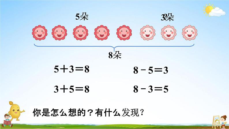 人教版一年级数学上册《5-8  8和9的加减法》课堂教学课件PPT小学公开课第6页