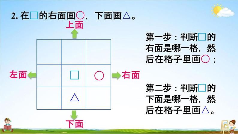 人教版一年级数学上册《9-4总复习 位置和认识图形》课堂教学课件PPT小学公开课第5页