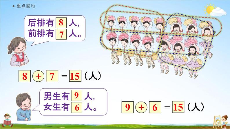 人教版一年级数学上册《8-11 练习二十三》课堂教学课件PPT小学公开课第2页