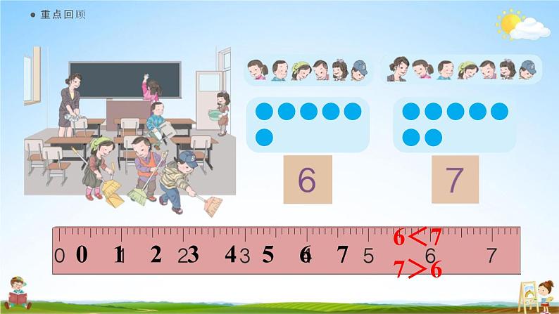 人教版一年级数学上册《5-15 练习九》课堂教学课件PPT小学公开课第2页