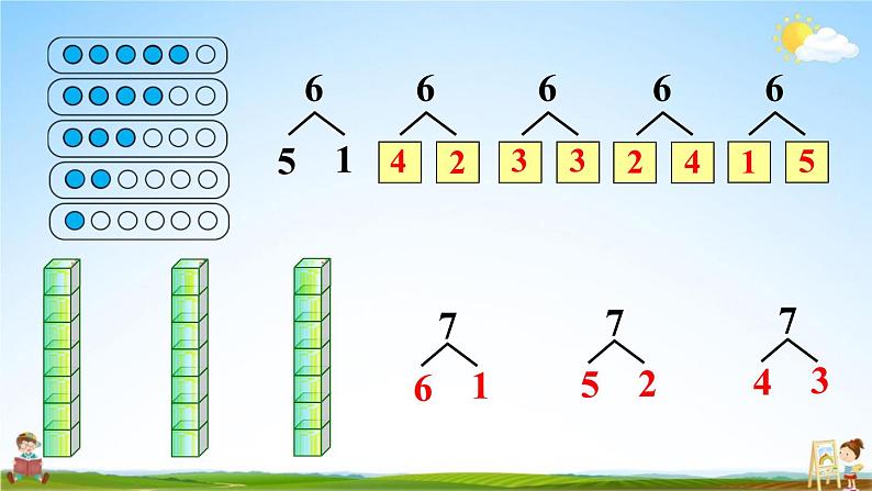 人教版一年级数学上册《5-15 练习九》课堂教学课件PPT小学公开课第3页