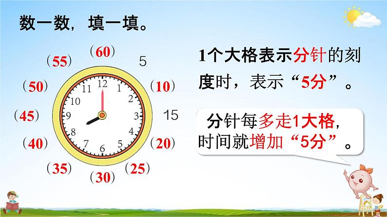 人教版二年级数学上册《7-1 认识几时几分》课堂教学课件PPT小学公开课第8页