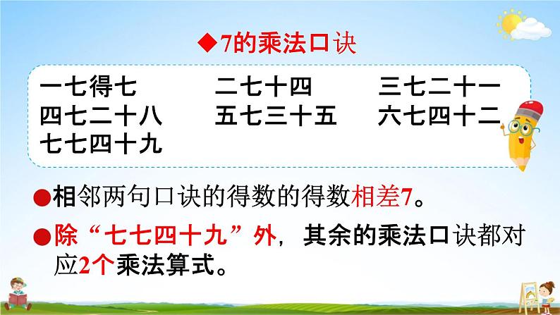 人教版二年级数学上册《6-6 整理与复习》课堂教学课件PPT小学公开课第3页