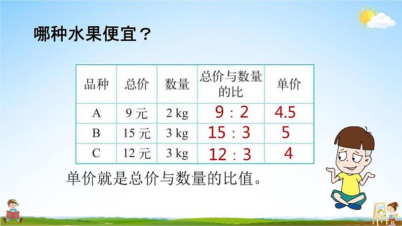 北师大版六年级数学上册《第六单元 第2课时 比的认识》课堂教学课件PPT小学公开课第7页