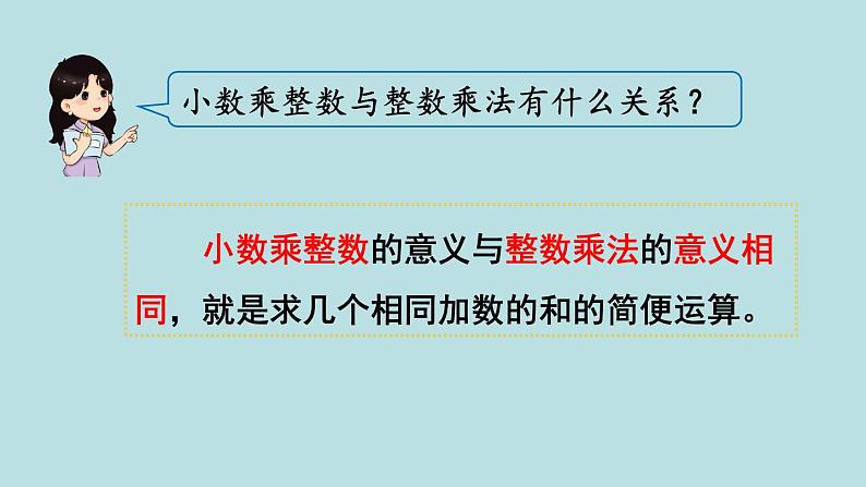 小学数学人教版五年级上册课件1单元小数乘法第9课时整理和复习第3页