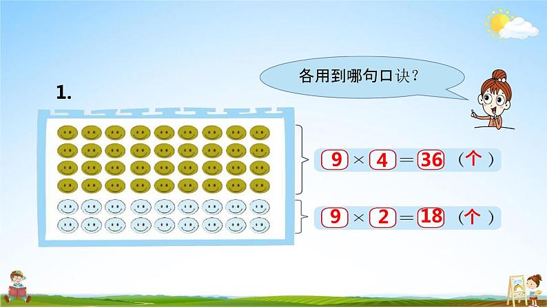 北师大版二年级数学上册《第八单元 做个乘法表》课堂教学课件PPT小学公开课第8页