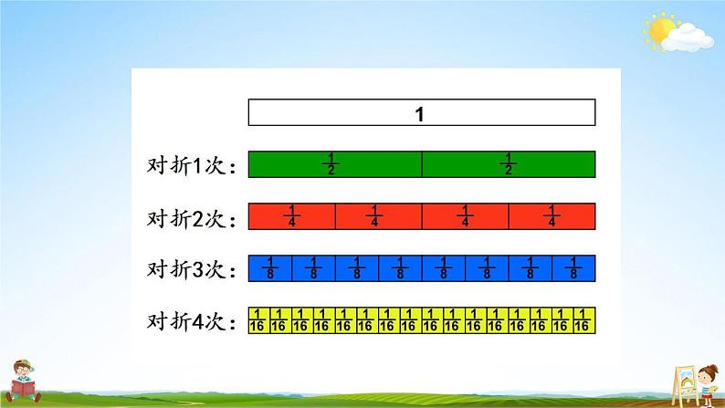 苏教版三年级数学上册《7-5 多彩的分数条》课堂教学课件PPT小学公开课第5页