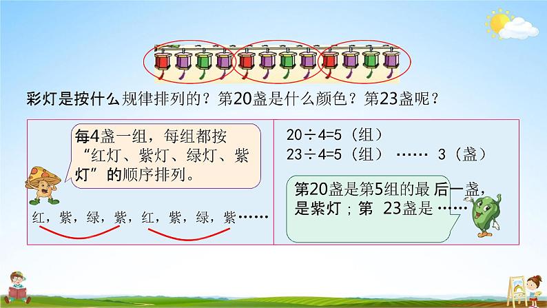 苏教版四年级数学上册《综合实践活动 简单的周期》课堂教学课件PPT小学公开课08