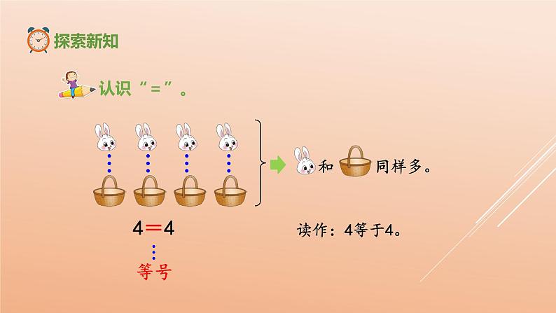 一年级北师大版数学上册 第一章 6.动物乐园  课件3第4页