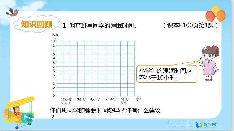 数学RJ版 4年级上册 第7单元 7.3条形统计图（3） PPT课件+教案03