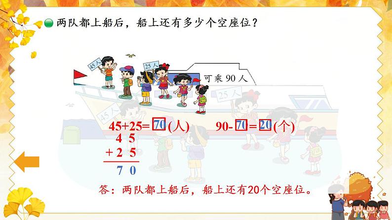 二年级北师大版数学上册 1.2秋游 课件1第6页