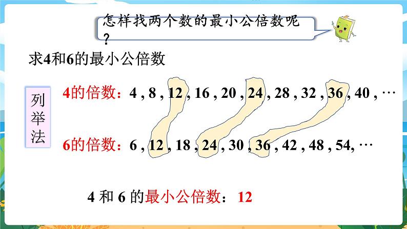 5数下（XSD）第一单元  倍数与因数 第6课时  公倍数 PPT课件06