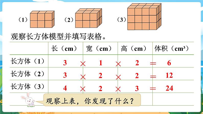 5数下（XSD）第三单元  长方体  正方体 第8课时  长方体和正方体的体积计算 PPT课件第4页