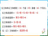 5数下（XSD）第三单元  长方体  正方体 第11课时  整理与复习 PPT课件