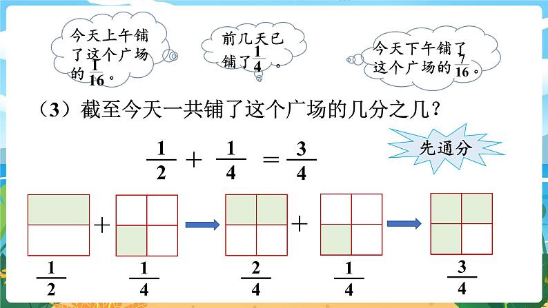 5数下（XSD）第四单元  分数加减法 第1课时  分数加减法（1） PPT课件08