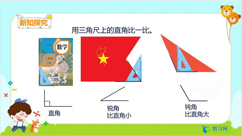 3.3 锐角、钝角的认识第4页