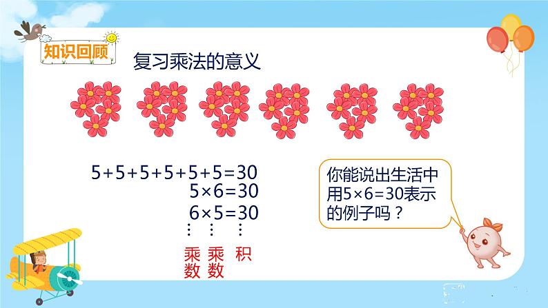 数学RJ版 二年级上册 9.2 表内乘法 PPT课件+教案04