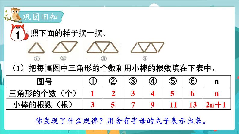 6数下（JJ）第6单元 （一）数与代数 第6课时  探索规律 PPT课件03