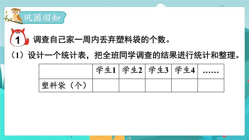 6数下（JJ）第6单元 （三）统计与概率 第1课时  简单的数据统计过程（1） PPT课件第3页