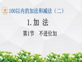 人教版数学二年级上册作业课件：人教版数学二年级上册作业课件：第1节 不进位加