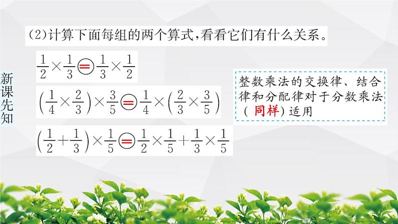 人教版数学六年级上册作业课件：第4节 分数混合运算和简便运算04