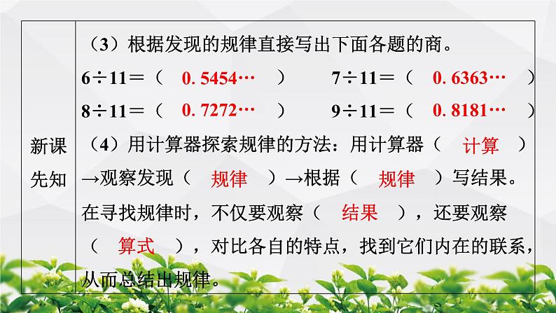 人教版数学五年级上册作业课件：第5节 用计算器探索规律05