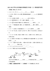 2021-2022学年山东省临沂市郯城县六年级（上）期末数学试卷