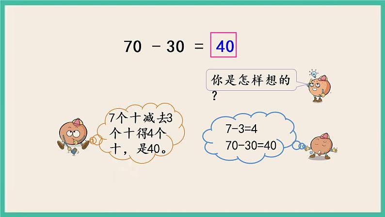 4.1 整十数加、减整十数 课件第5页