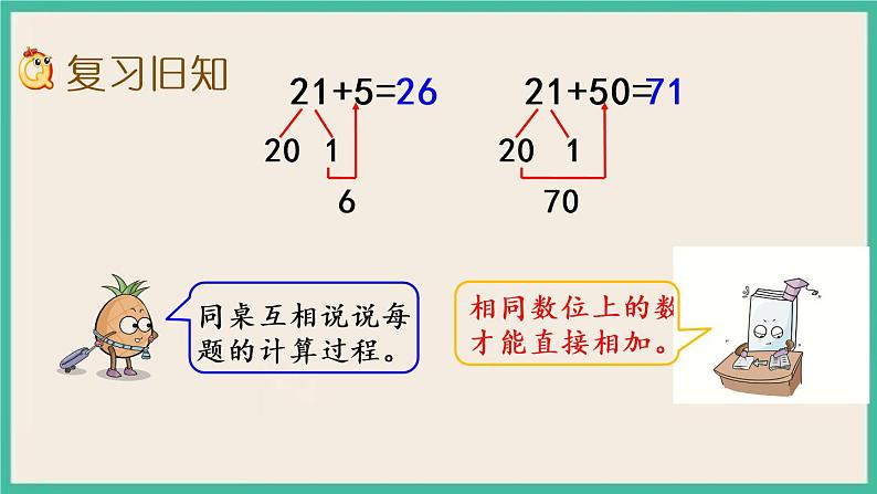 4.3 两位数加整十数、一位数（不进位）(2) 课件第2页