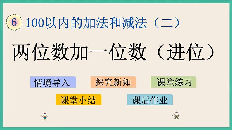 6.1 两位数加一位数（进位）课件+课时练01