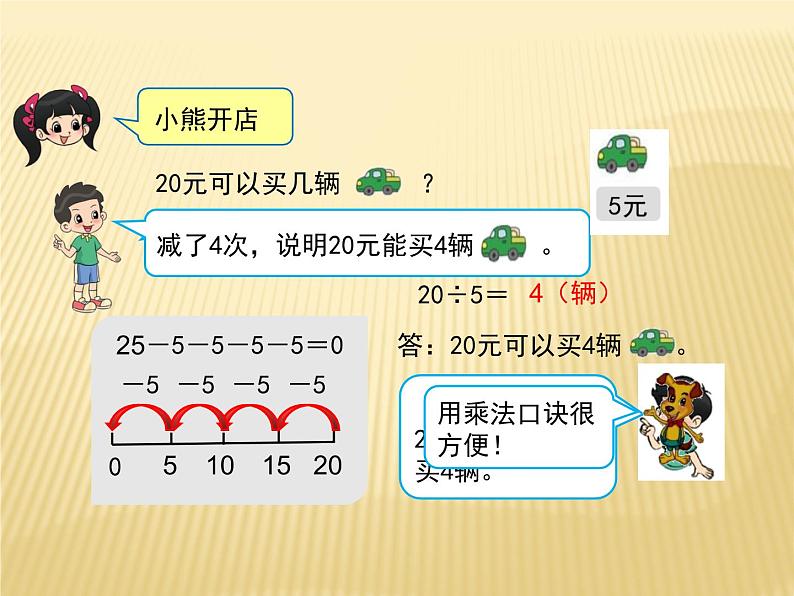 二年级数学北师大版上册  7.5小熊开店  课件107