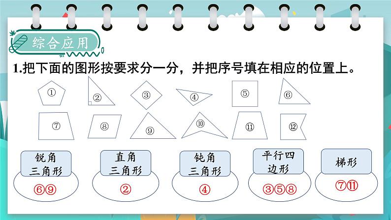 四数下（JJ）整理与评价 第4课时  图形与几何 PPT课件第7页