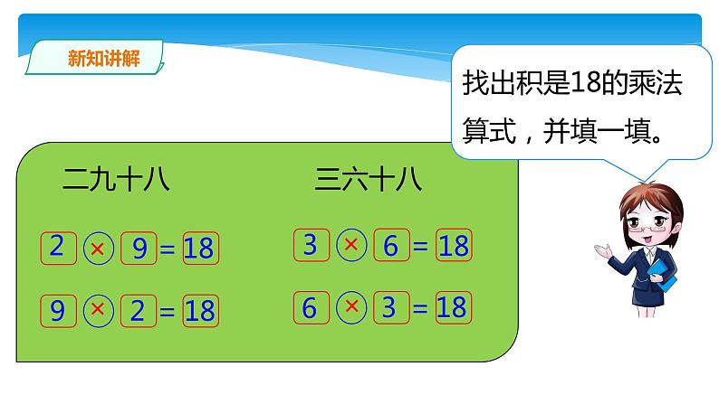 二年级数学北师大版上册  8.4 做个乘法表  课件08