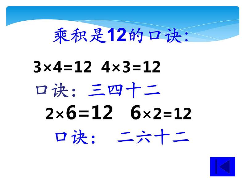 二年级数学北师大版上册  8.4 做个乘法表  课件2第8页