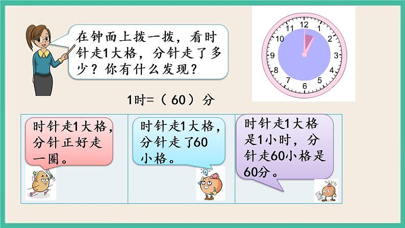 2.1 认识时、分 课件+练习07