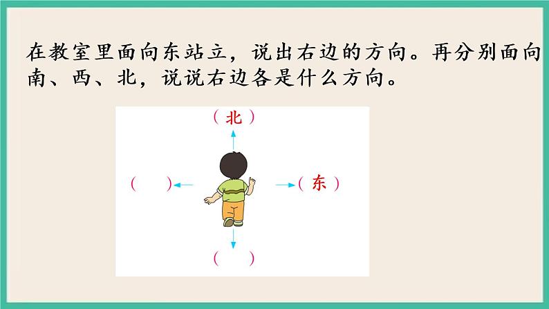 3.1 认识东、南、西、北（1） 课件+练习04