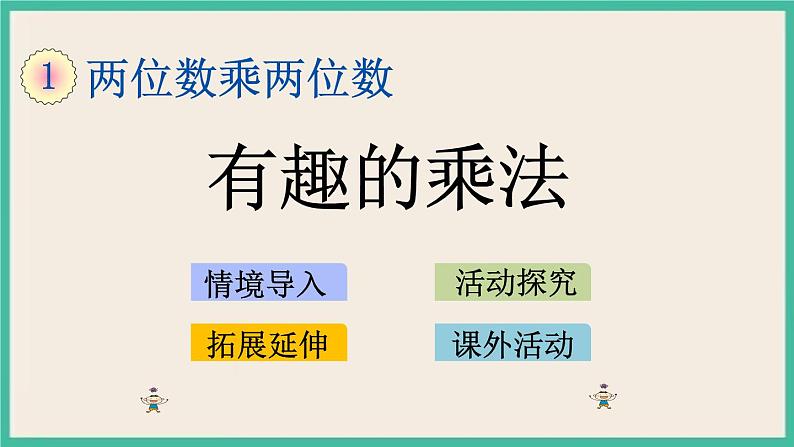 1.11 有趣的乘法计算.pptx第1页