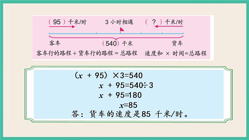 1.9 列形如ax±b×c=d的方程解决实际问题 课件（送练习）07