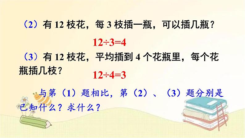 人教版数学四年级下册 第2课时 乘、除法的意义和各部分间的关系 课件第5页