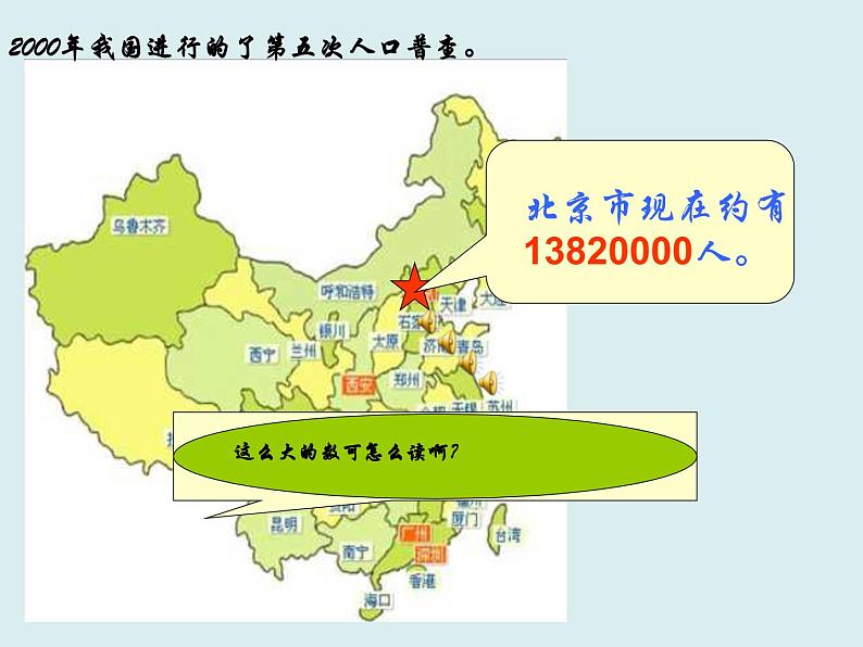 四年级数学北师大版上册 1.3 人口普查  课件3第6页