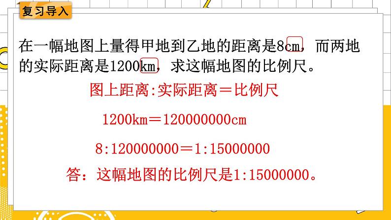 六数下（BS）第2单元 第5课时  比例尺（2） PPT课件第2页
