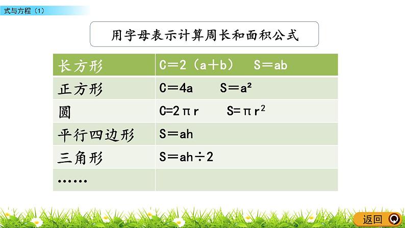 苏教版数学六年级下册 总复习 1.11 式与方程（1） PPT课件第5页