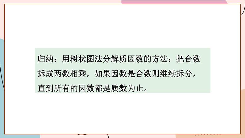 苏教版数学五年级下册3.5 质因数和分解质因数（课件)06