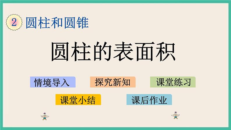 2.2 圆柱的表面积 课件+练习 苏教版六下数学01