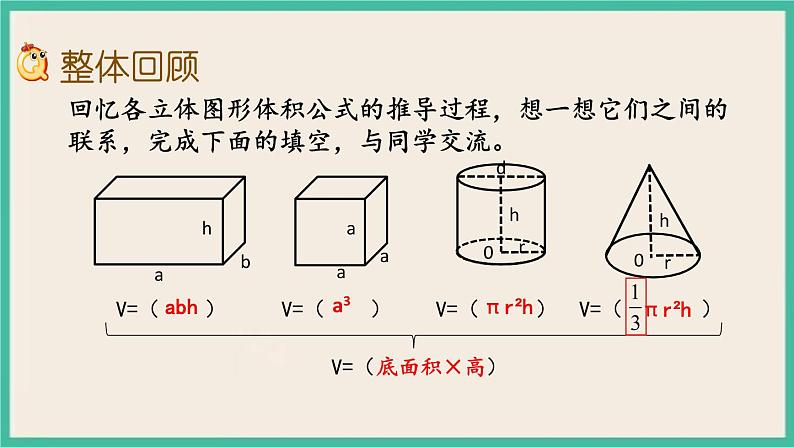 2.6 图形的认识、测量（6） 课件+练习 苏教版六下数学02