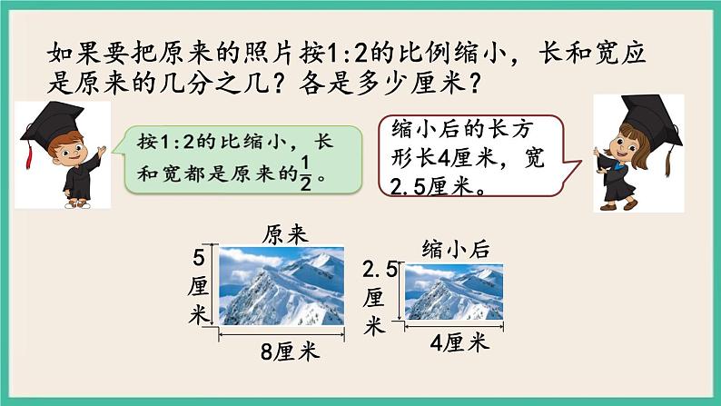 4.1 图形的扩大和缩小 课件+练习 苏教版六下数学06