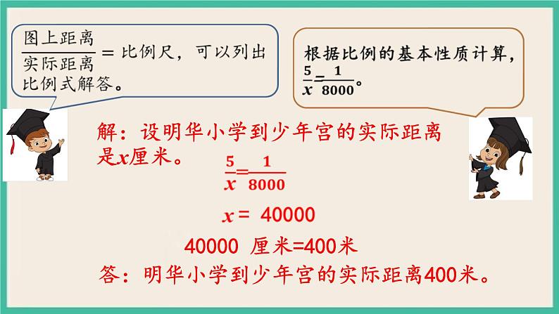 4.8 比例尺及其应用（2） 课件+练习 苏教版六下数学06