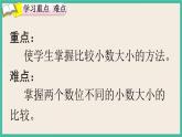 4.4《小数的大小比较》课件PPT 人教版四下数学