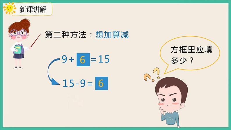 2.1《十几减9》 课件PPT 人教版一下数学07